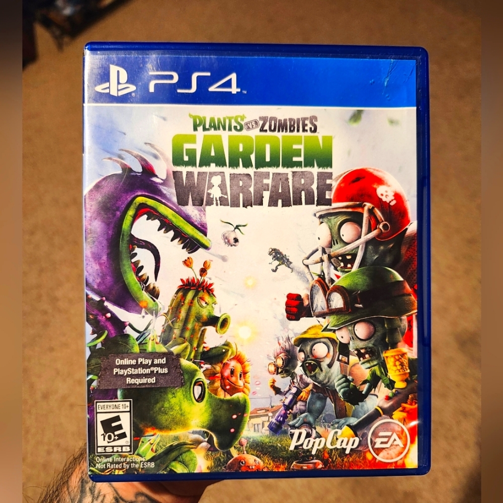 PS4 Plants vs zombies garden warfare game